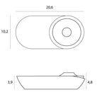 Maxlight Oprawa natynkowa Vector 10W - Aluminium - Czarny C0268