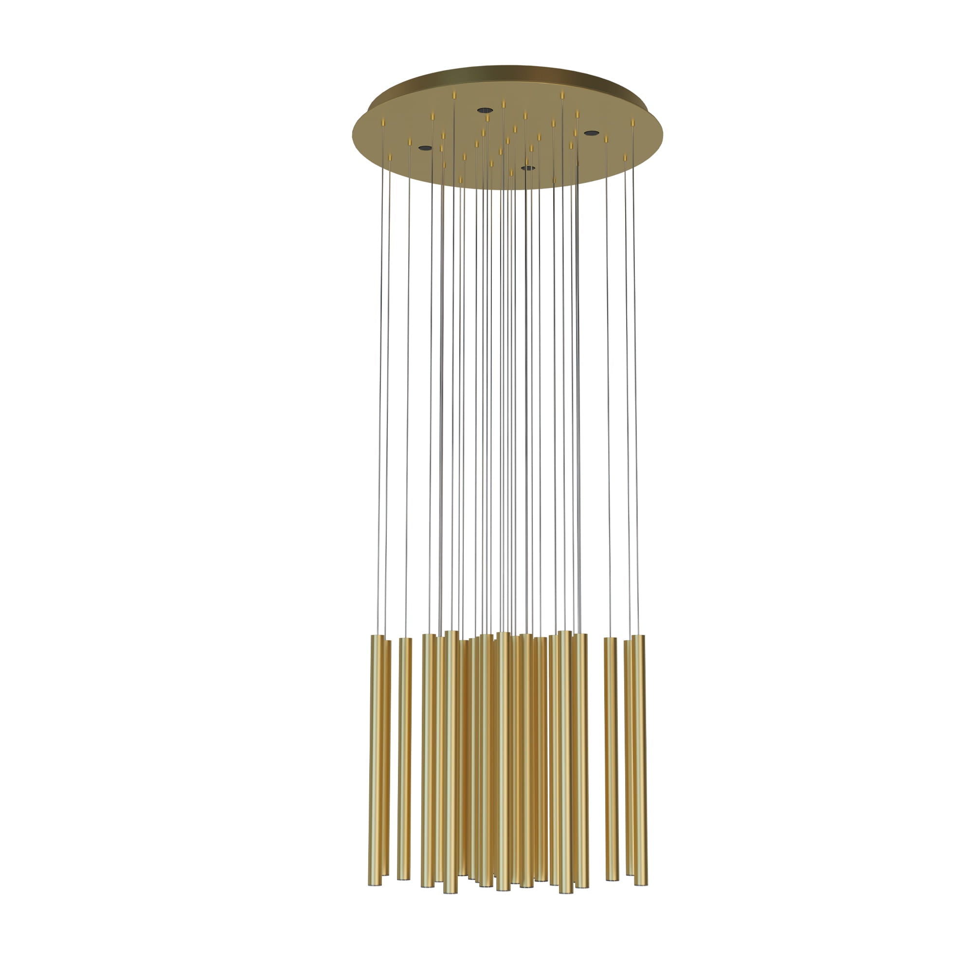Maxlight Lampa wisząca Organic - Stal nierdzewna + akryl - Złoty szczotkowany P0476D