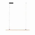 Maxlight Lampa wisząca Fayette 121cm - Aluminium + pc + szkło - Czarny P0621