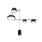 Maxlight Lampa wisząca Zumaia II - Stal nierdzewna - Czarny C0250