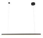 Maxlight Lampa wisząca Trio I - Stal nierdzewna + akryl - Czarny P0310