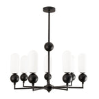 Maxlight Lampa wisząca Nova - Metal + szkło - Czarny P0632