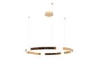 Maxlight Lampa wisząca Luxury 110cm - Stal nierdzewna + akryl - Złoty P0370D
