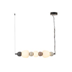 Maxlight Lampa wisząca Modern 28W - Metal + szkło - Czarny P0630