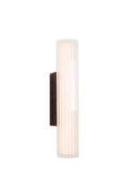 Maxlight Kinkiet Fayette - Aluminium + pc + szkło - Czarny W0363