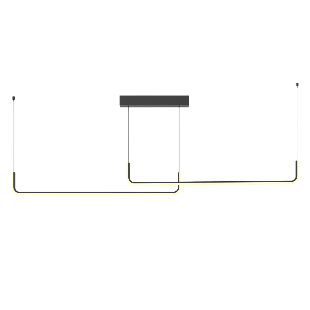 Maxlight Lampa wisząca Urus 30W - Metal - Czarny P0645