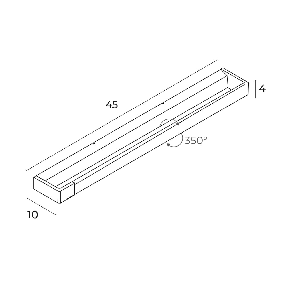 Maxlight Kinkiet Flink - Aluminium + akryl - Złoty W0318