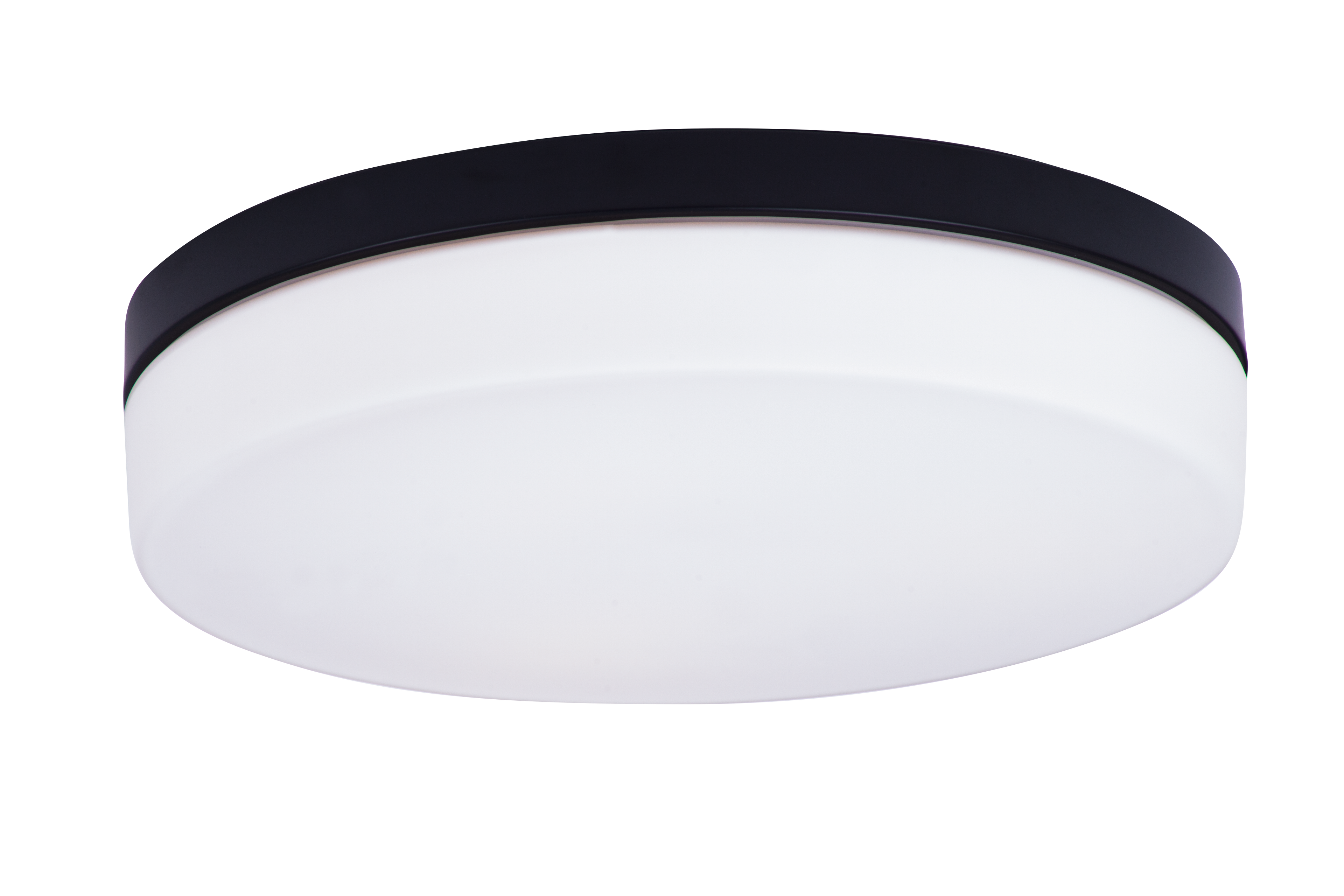Maxlight Plafon Oda - Metal+szkło mleczne - Czarny C0194