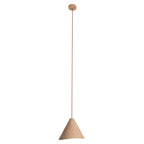 Maxlight Lampa wisząca Sakura - Metal + drewno - Drewno dębowe P0547
