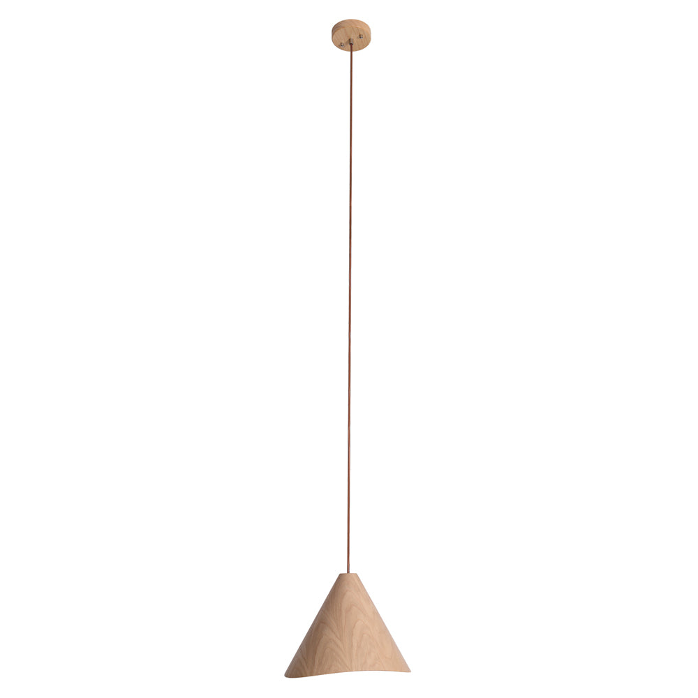 Maxlight Lampa wisząca Sakura - Metal + drewno - Drewno dębowe P0547