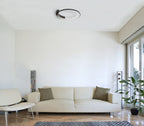 Maxlight Plafon Velvet 40cm - Aluminium + silikon - Czarny C0199