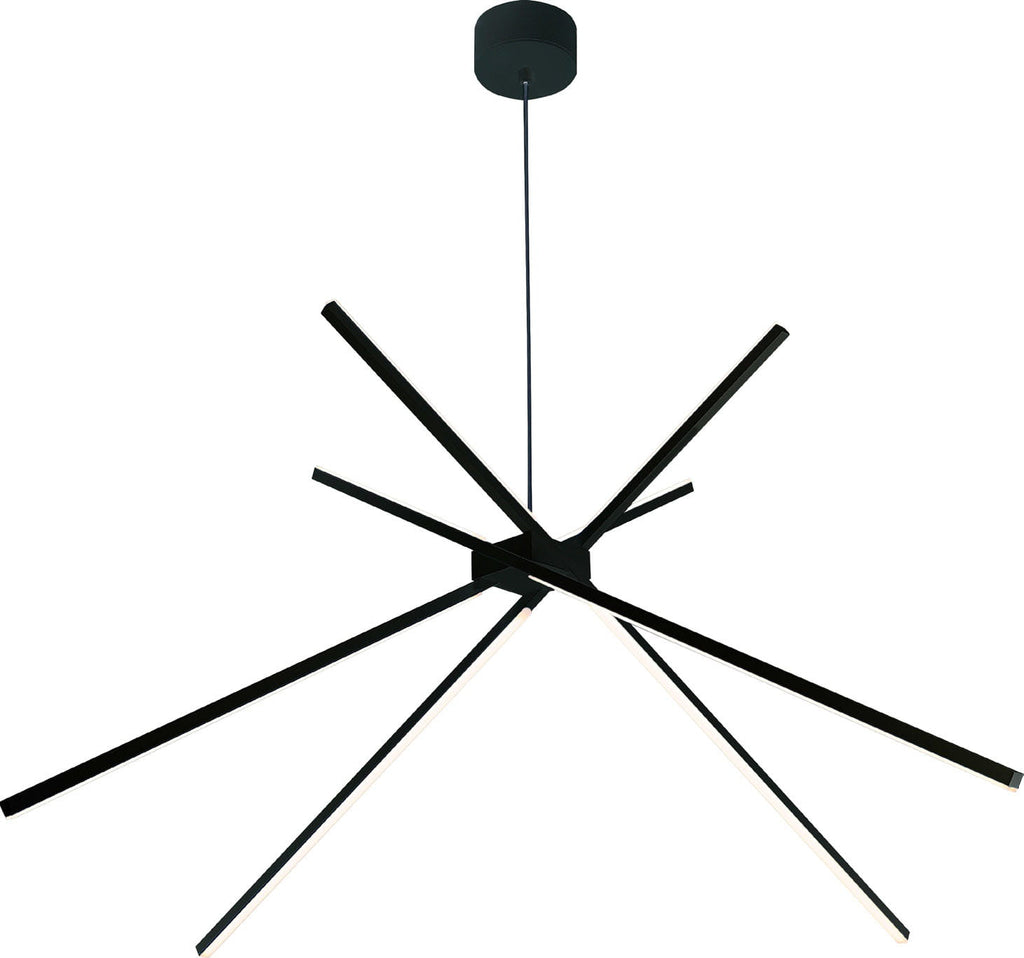 Maxlight Lampa wisząca Spider - Metal + akryl - Czarny P0412
