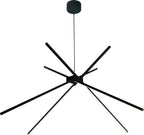 Maxlight Lampa wisząca Spider - Metal + akryl - Czarny P0412