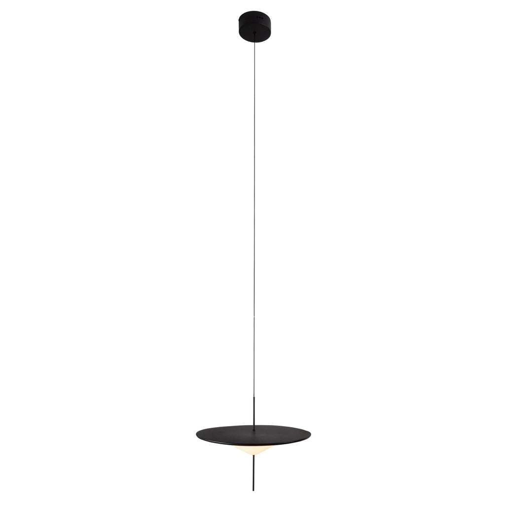 Maxlight Lampa wisząca Cone II - Metal + szkło mleczne - Czarny P0555