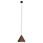 Maxlight Lampa wisząca Sakura - Metal + drewno - Ciemne drewno orzechowe P0548