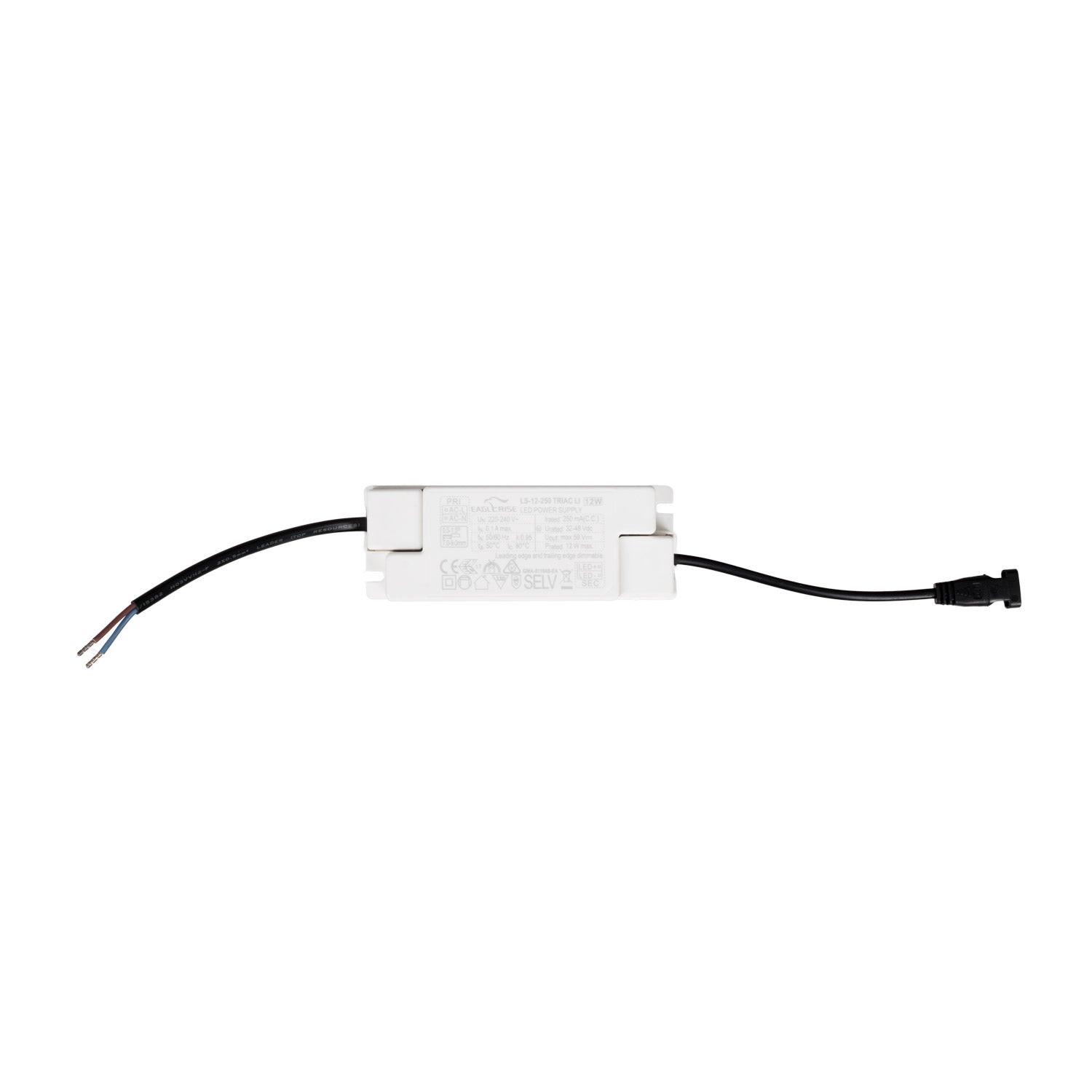 Maxlight Oprawa wpuszczana HT190 Zasilacz do modułu Spilio ściemnialny - Aluminium - Biały HT190 DIM