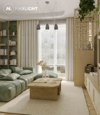 Maxlight Lampa wisząca Sistema III - Metal - Czarny P0399