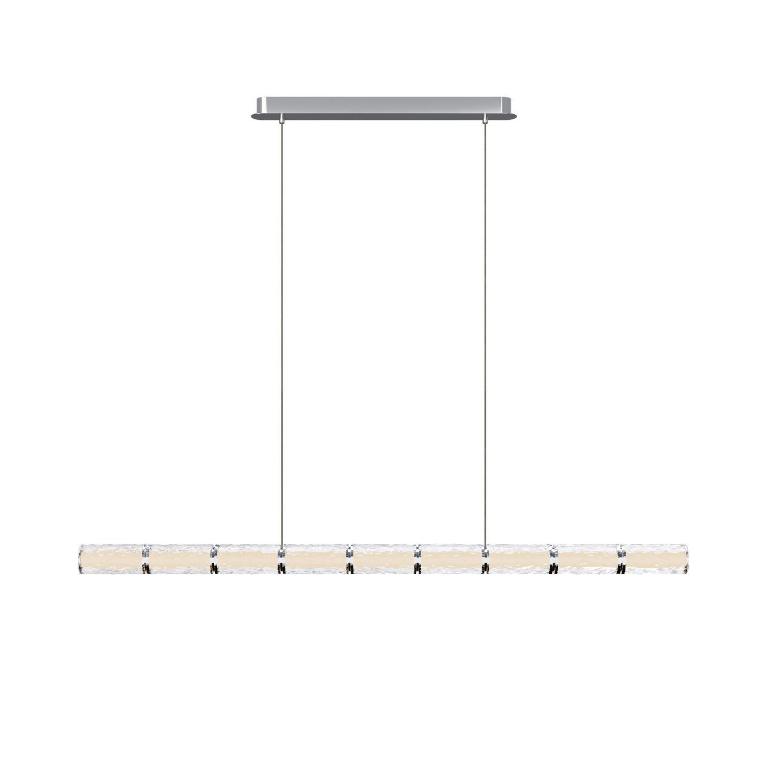 Maxlight Lampa wisząca Love 37W - Metal + akryl - Chrom P0647