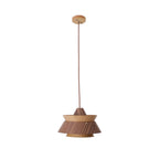 Maxlight Lampa wisząca Kioto - Metal + drewno - Jasne drewno + ciemne drewno P0549