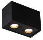 Maxlight Plafon Basic Square - Metal - Czarny C0089