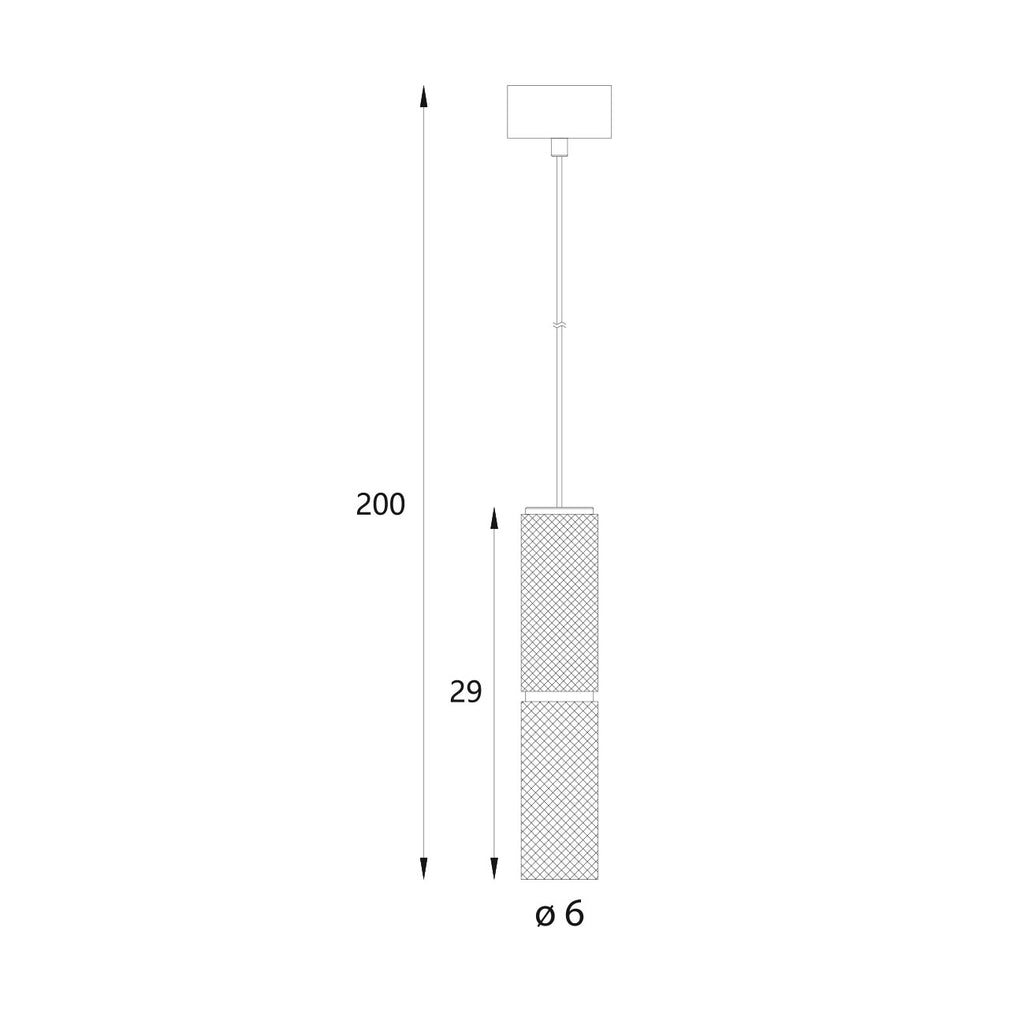 Maxlight Lampa wisząca Love 11W - Metal + akryl - Chrom P0648