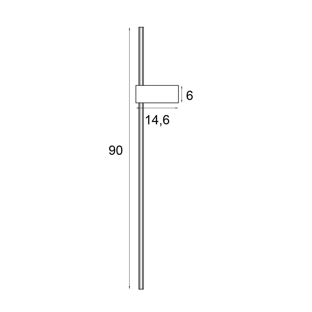 Maxlight Kinkiet Spirit - Metal - Czarny W0415