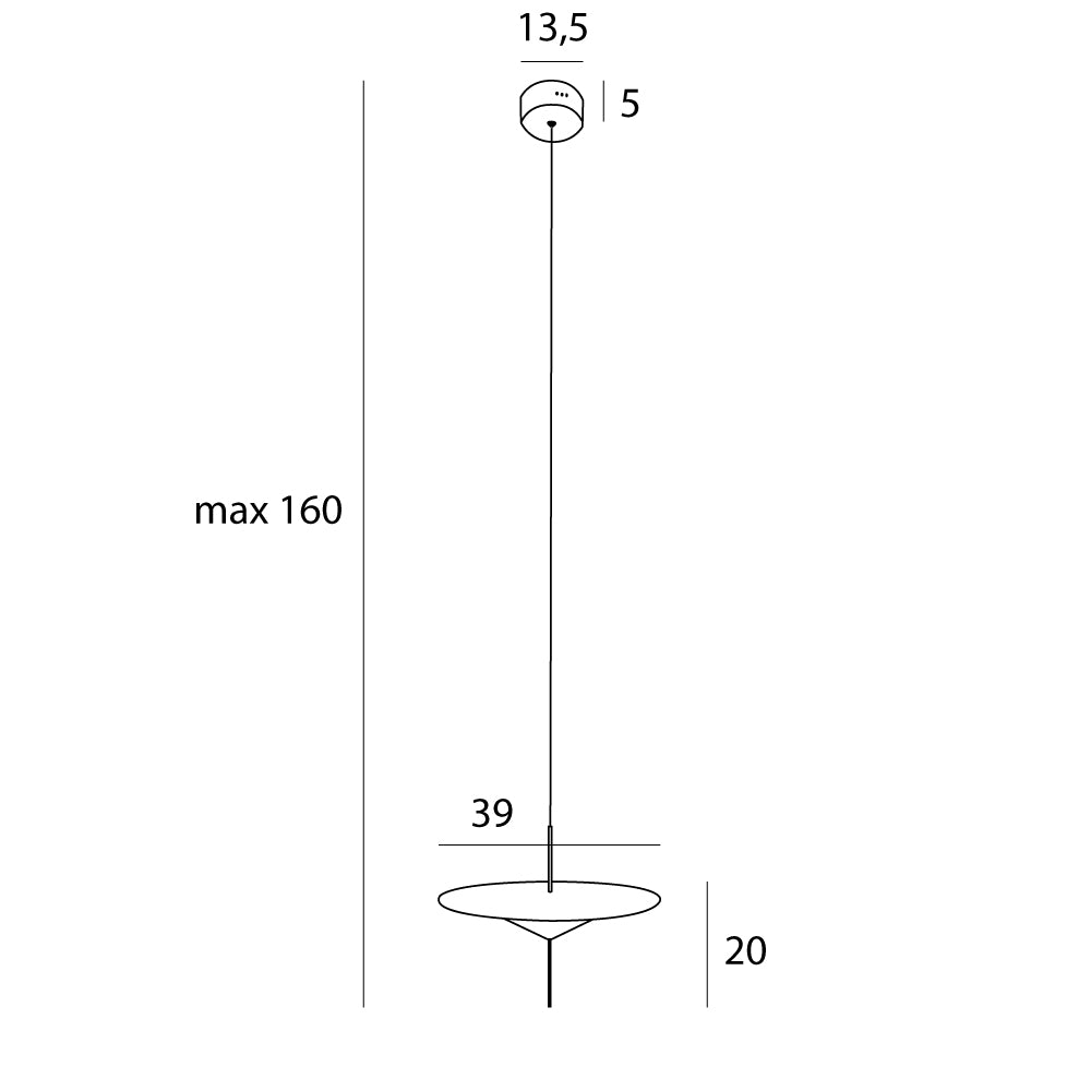 Maxlight Lampa wisząca Cone II - Metal + szkło mleczne - Czarny P0555