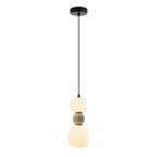Maxlight Lampa wisząca Modern 13W - Metal + szkło - Czarny P0627