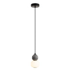 Maxlight Lampa wisząca Modern 5W - Metal + szkło - Czarny P0626