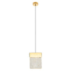 Maxlight Lampa wisząca Vetro - Stal nierdzewna + szkło - Złoty P0428D
