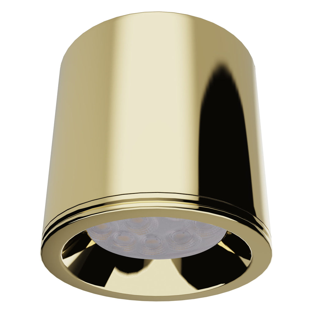 Maxlight Plafon Form - Aluminium + szkło - Złoty szczotkowany C0217