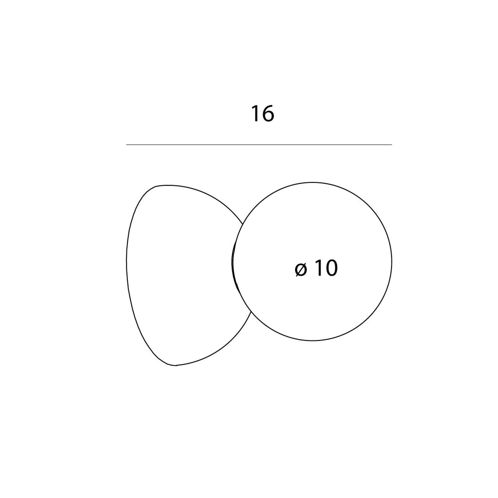 Maxlight Kinkiet Eye - Trawertyn - Kremowy W0427
