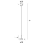 Maxlight Lampa wisząca Ibiza I - Metal - Czarny P0528