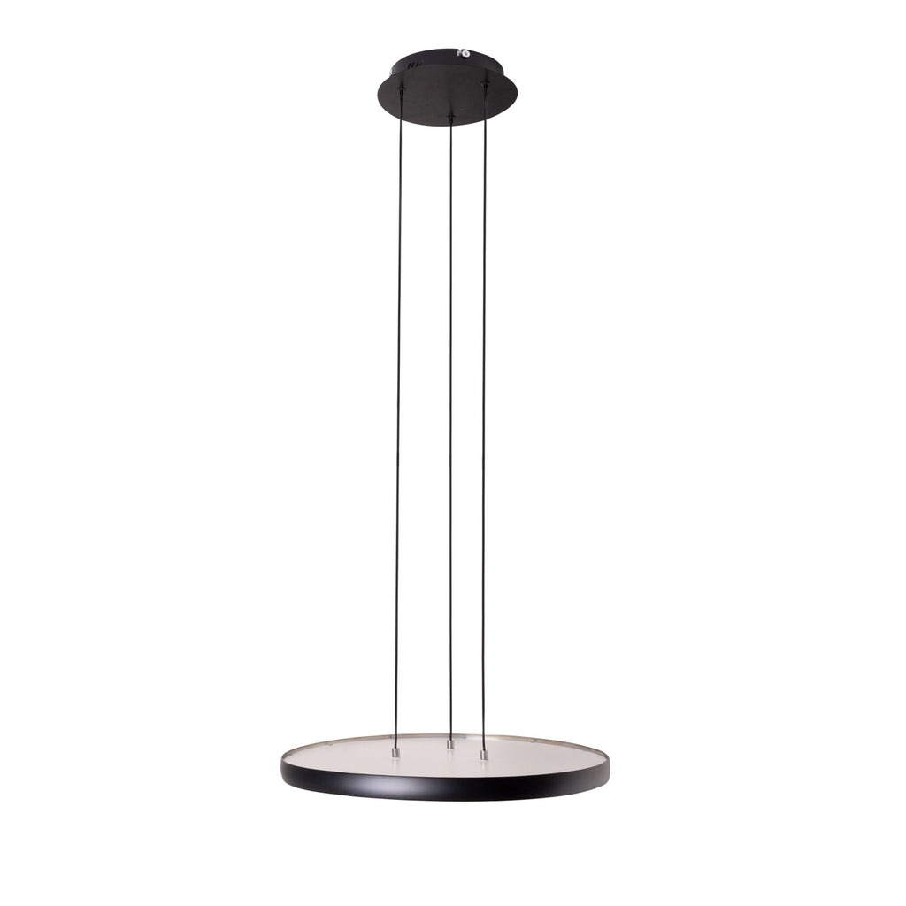Maxlight Lampa wisząca Vik 48cm - Metal - Czarny + złoty P0556
