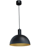 Maxlight Lampa wisząca Luisant - Aluminium + stal - Czarny P0473