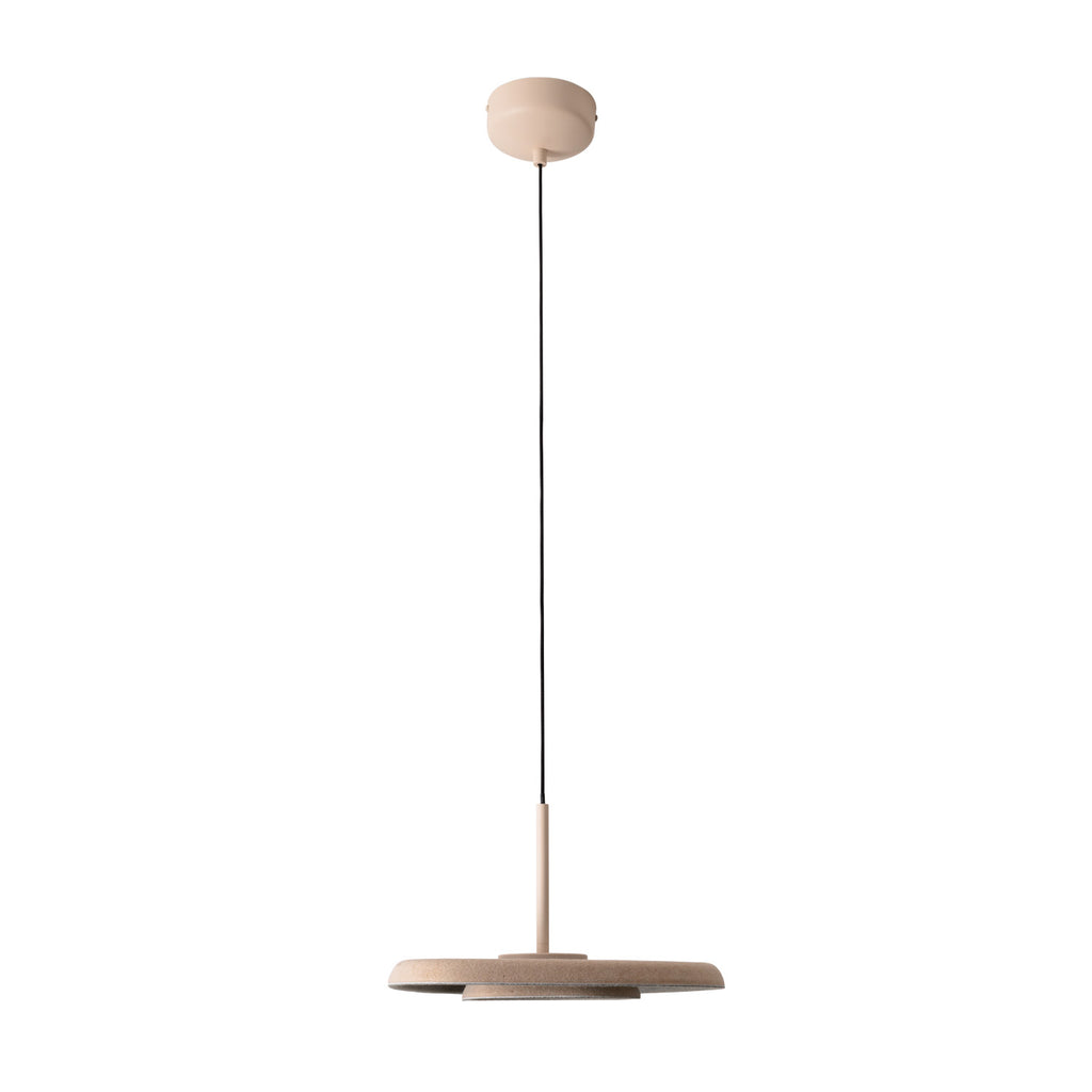 Maxlight Lampa wisząca Deux - Filc + akryl + aluminium - Kremowy + szary P0561