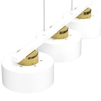 żyrandol Marti white/gold 3xE27
