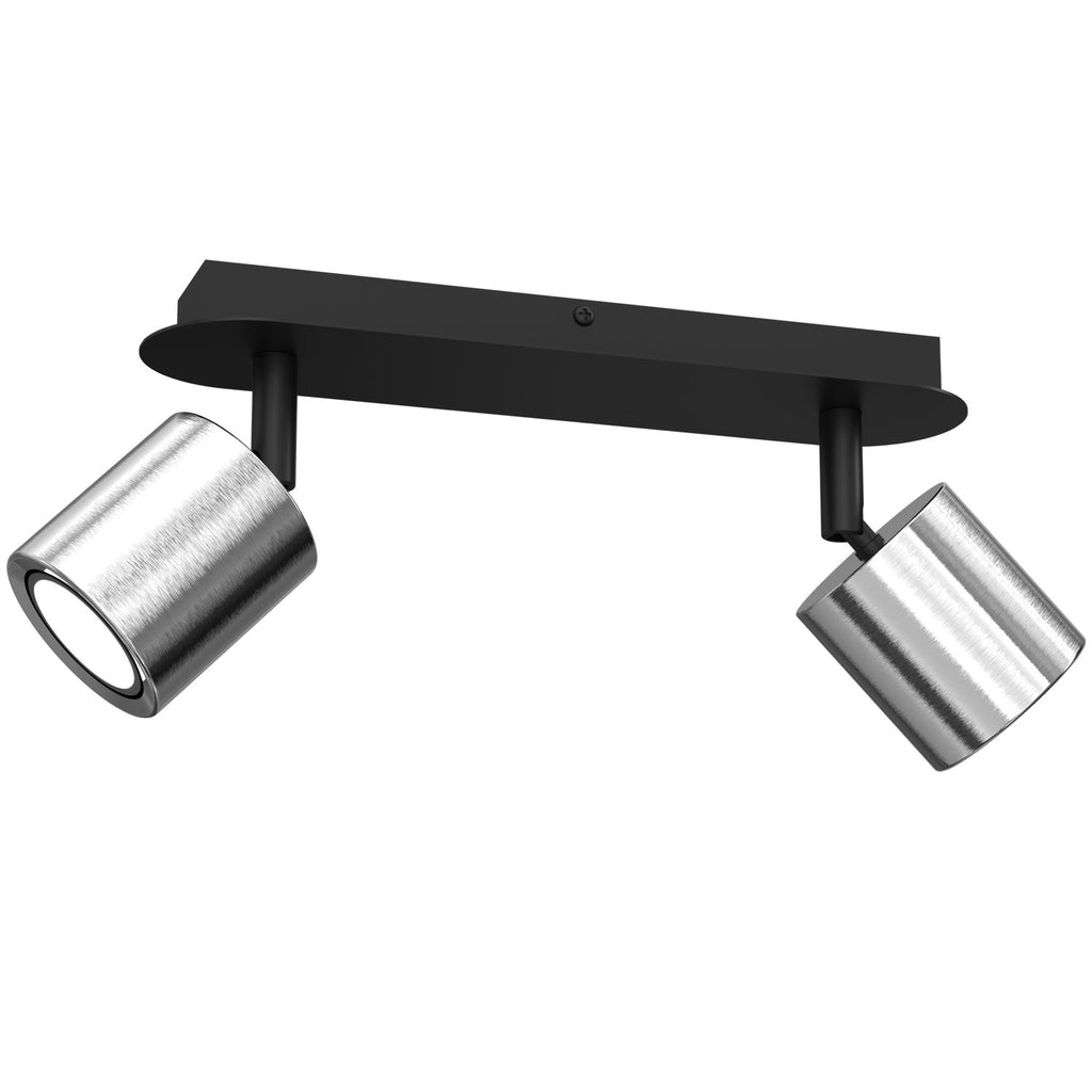 spot Demia black/nickel 2xGU10