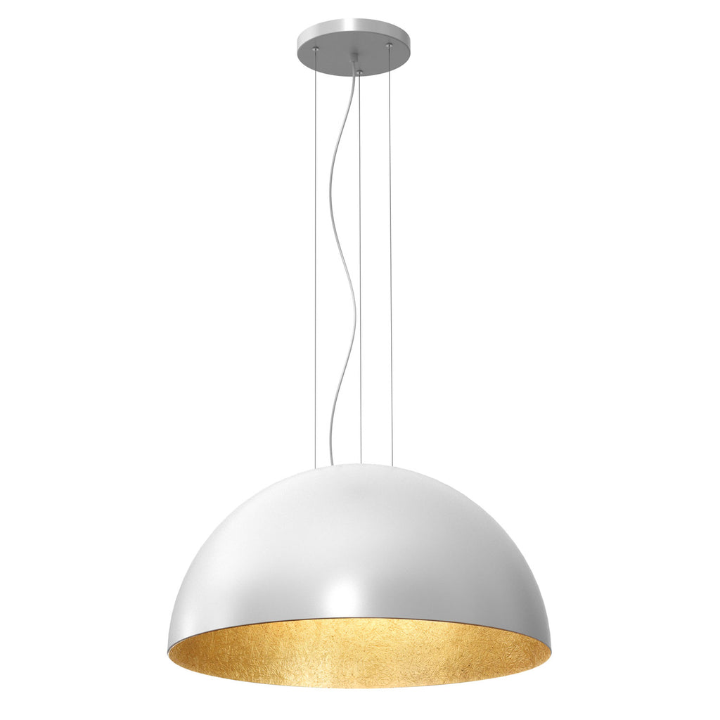 żyrandol Compo 1/2 bool ( dia 600) white/gold 1xE27