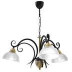 żyrandol Aurora black/brass 3xE27
