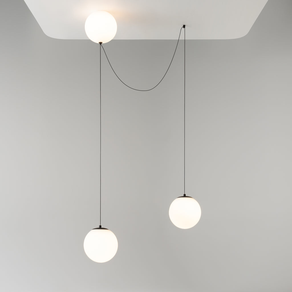 Maytoni Lampa wisząca Twins - Metal - Czarny MOD427PL-L30B3K1