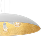 żyrandol Compo flat (dia 1000) white/gold 3xE27