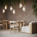 Maytoni Lampa wisząca Opus - Metal - Biały MOD380PL-01W