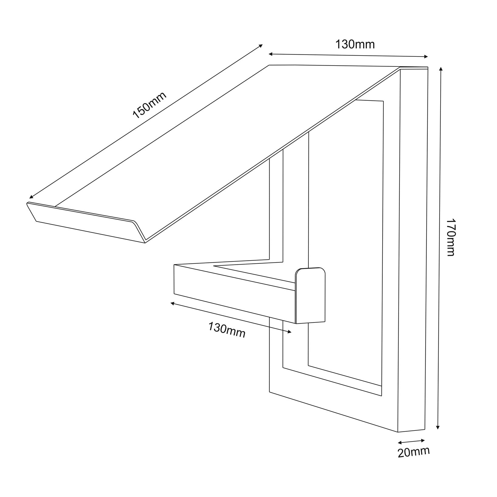 wall maunted toilet paper dispenser with tray, white