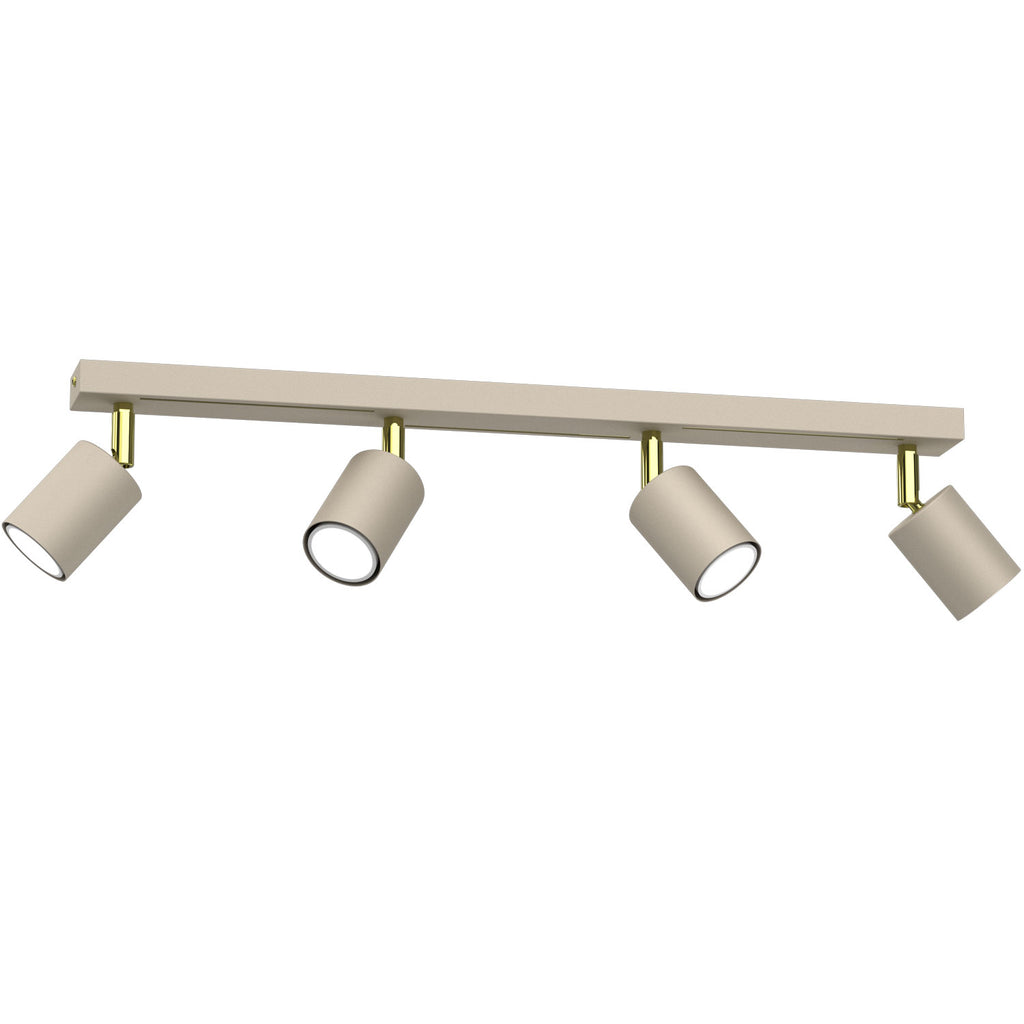 spot Striper beige/gold 4xGU10