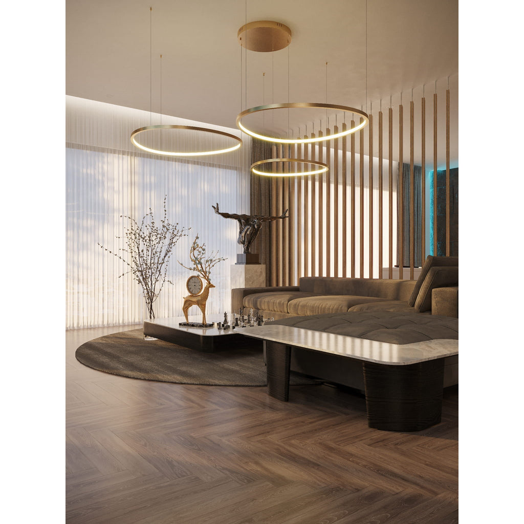 Maxlight Lampa wisząca Cayenne 3 - Metal - Miedź szczotkowana P0604D