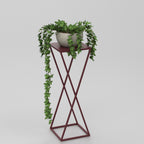 Flower stand Column B 700x240x240 burgundy