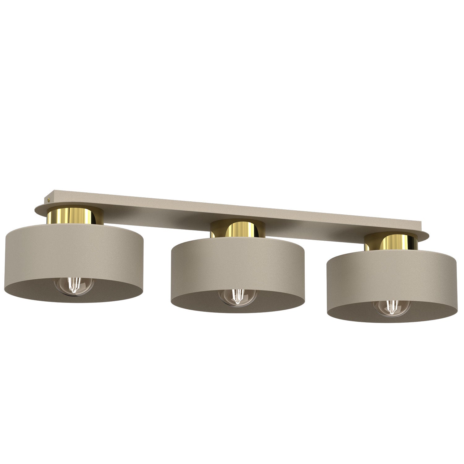 plafon Marti beige/gold 3xE27