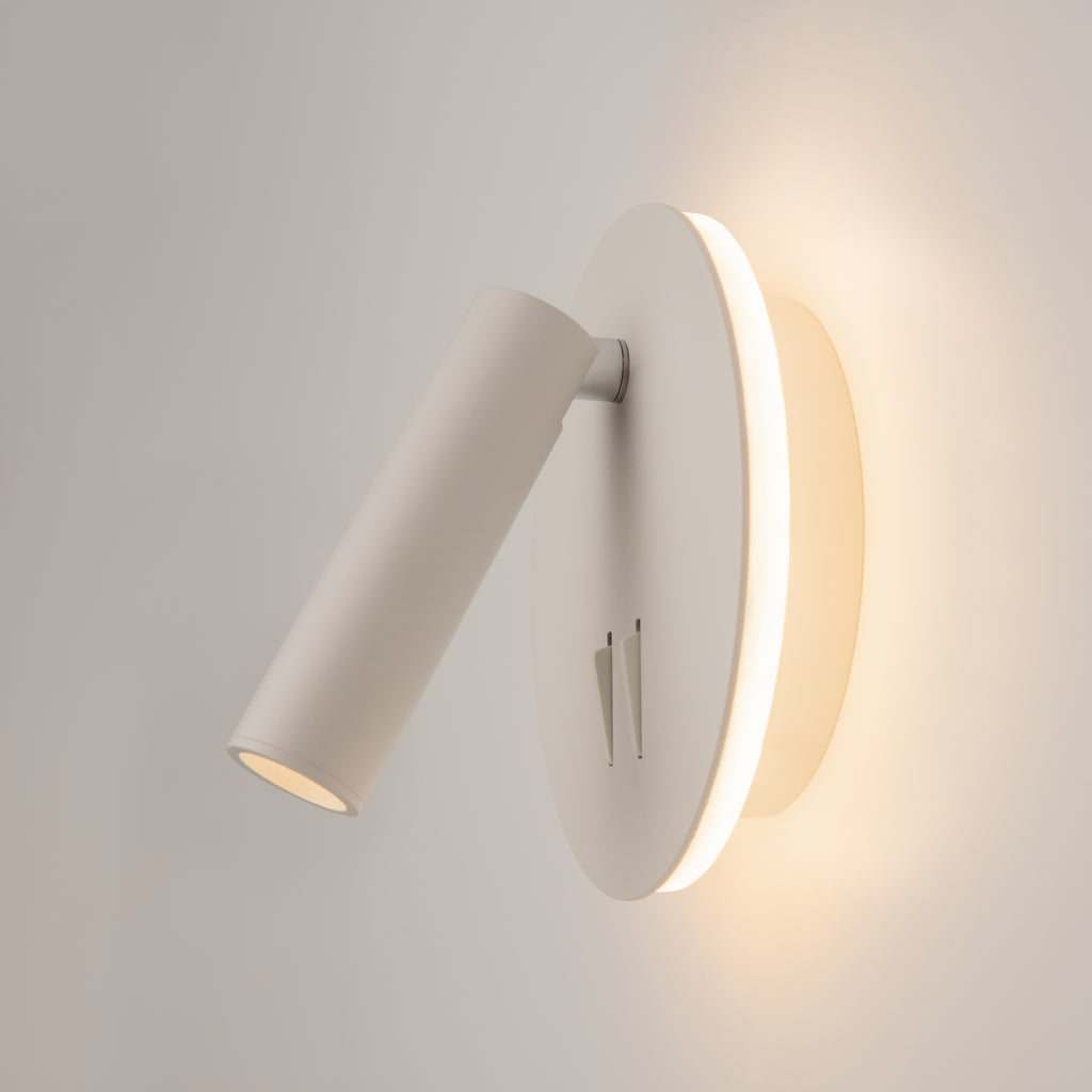 Maytoni Kinkiet Ios 176 - Aluminium - Biały C176-WL-01-6W-W