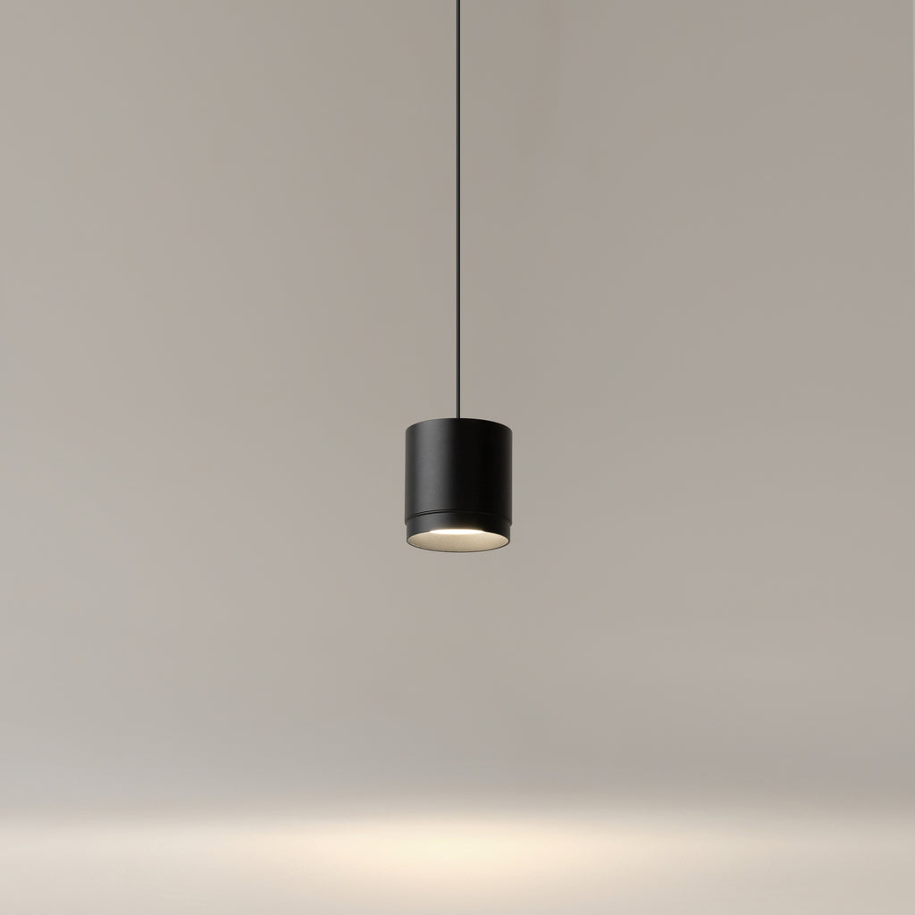 Maytoni Lampa wisząca Polar - Aluminium + tworzywo sztuczne - Czarny P088PL-GX53-B